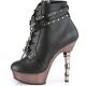 Bottines noire gothiques petit prix