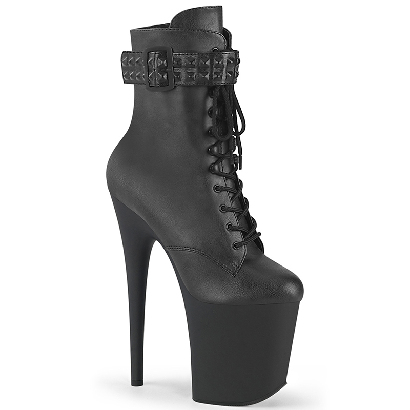 Bottines noires talon 20 cm - Pointure : 42 - Pleaser - Modalova