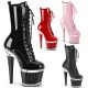 Bottines pole dance texture lacet