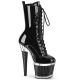 Bottines vernis noires pole dance