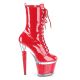 Bottines rouges talon haut de 18cm