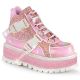 Basket rose holographic pour fille