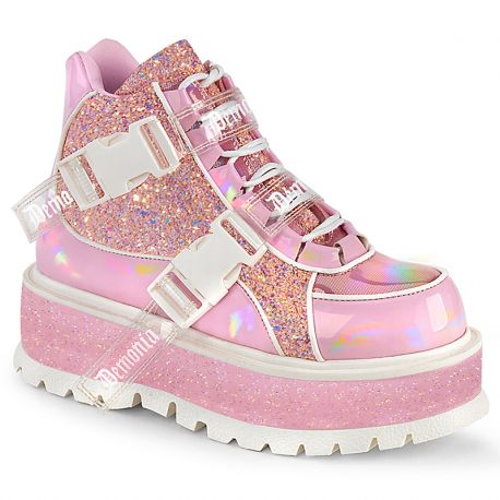 Basket rose holographic pour fille