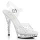 Nu-pieds transparents strass