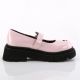 Chaussures filles couleur rose bombon