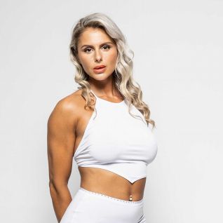Top dos-nu blanc libertine