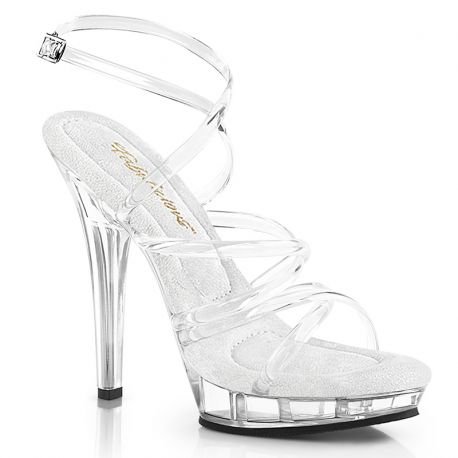 Chaussures nu-pieds transparents