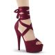 Chaussures femmes coloris rouge bordeaux