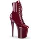 Bottines flamingo couleur cerise talon haut