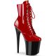 Bottines transgenre rouge et noir petit prix