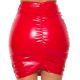 Short vinyle rouge court
