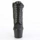 Bottines noires à talon haut et plateforme Lady Gaga