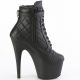 Bottines noires à talon haut et plateforme Lady Gaga