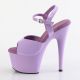 Sandale plateforme lavande