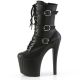 Bottine mat talon facette noir