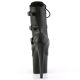 Bottine mat talon facette noir