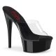 Sabot haut talon translucide
