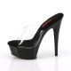 Sabot haut talon translucide