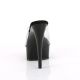 Sabot haut talon translucide