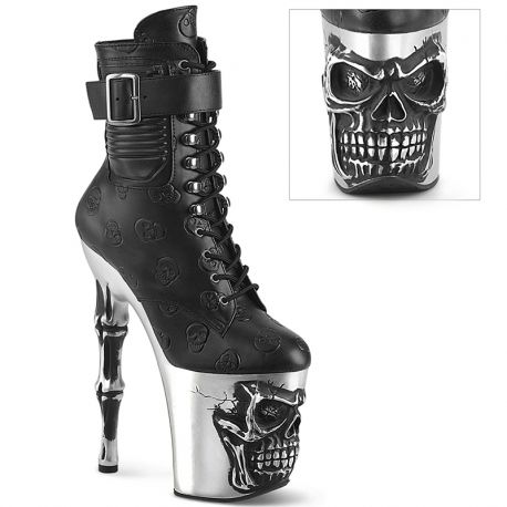 Tete de mort les bottines halloween