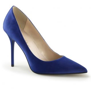 Escarpin belu satin talon haut