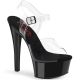 Sandales semelle noire talon haut