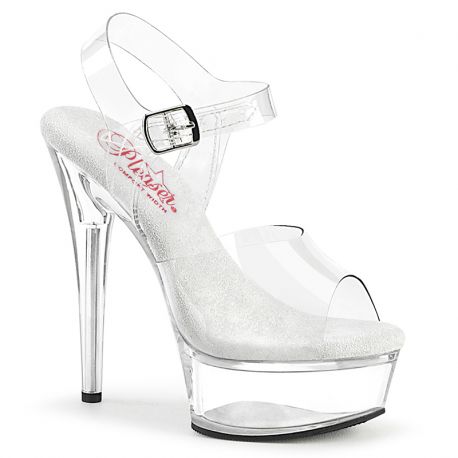 Sandales transparentes gogo