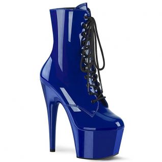 bottine bleue haut talon adore