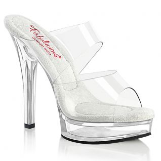 Mules transparentes style princesse