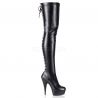 Cuissardes noir mat petite taille