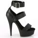 Sandale noire delight pleaser shoes