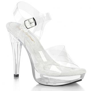 Chaussures transparentes sandales à brides