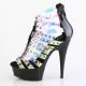 Sandale gogo hologramme a talon