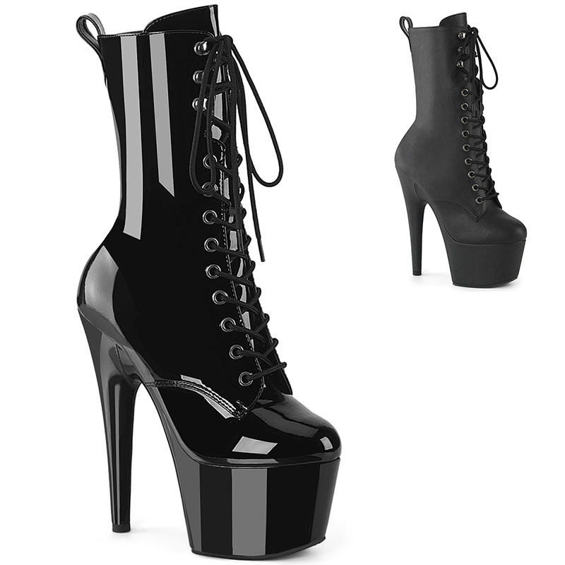 Bottines ADORE 1049WR Bottes gothiques a talon haut et lacage
