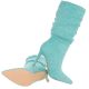 chaussures bottes turquoise petits prix