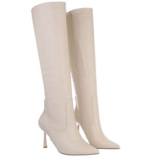 Botte beige talon aiguille