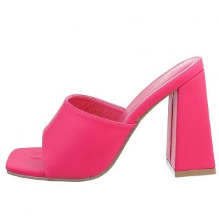 Mule fushia bout carré