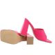Mule fushia bout carré