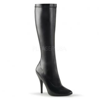 Botte noir mat talon haut