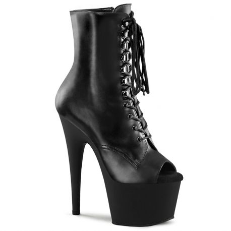Bottines ouvertes Pleaser Choisir un modele en cuir veritable