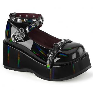 Escarpin plateforme bout rond halloween