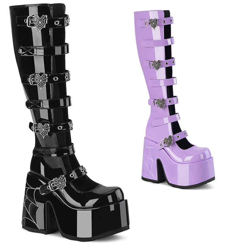 Botte spécial halloween - Pointure : 42 - Couleur : Noir - Demonia CULT - Modalova