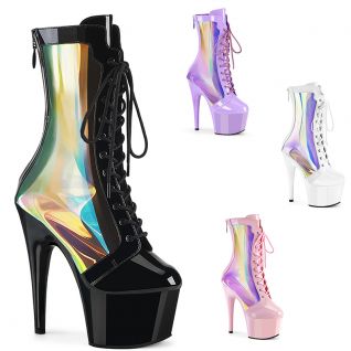 Bottines plateformes semi-transparente adore