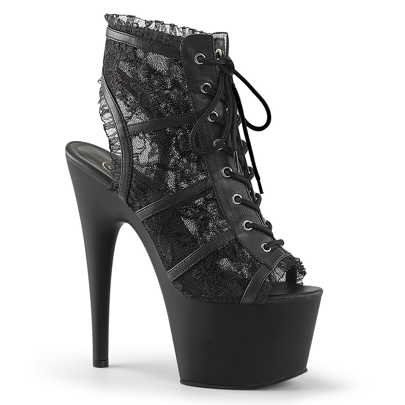 Sandales en dentelle bout ouvert - Pointure : 42 - Pleaser - Modalova
