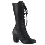 Bottines cuir vegan noir