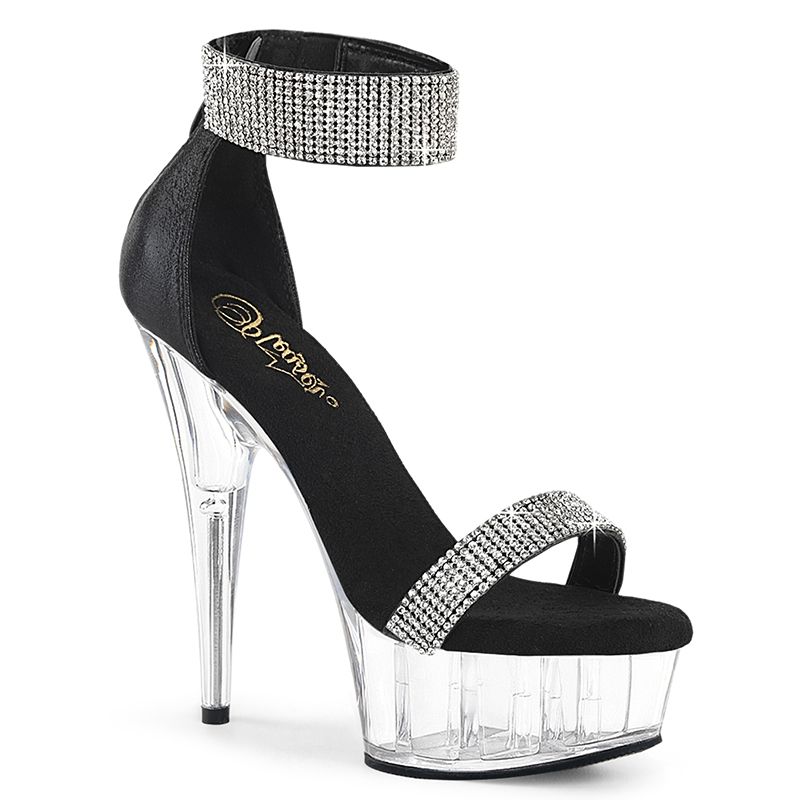 Chaussure paillettes a bride talon haut de 15 cm