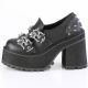 chaussure compensée talon carré démoniacult