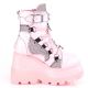 Bottine femme cyber coloris rose