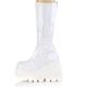 Botte plateau double crampon blanche