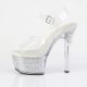 Sandales plateformes à strass pour mariage